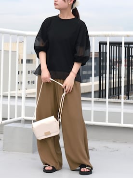 「プチブラ」｜libelle more staffさん（レディース・157cm）の夏コーディネート