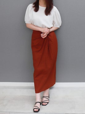 「libelle more（リベル モア）のアイテム」を使った、libelle more staffさん（レディース・157cm）の夏コーディネート