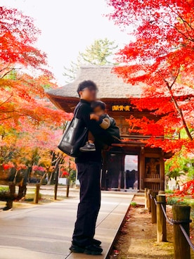 「アイテム（トップス）」を使った、わっくー！さん（メンズ・170cm）の秋コーディネート