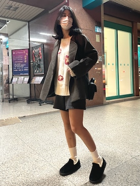 「Chica（チカ）のアイテム」を使った、Feniさん（レディース・158cm）の冬コーディネート