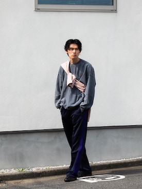「URBAN RESEARCH（アーバンリサーチ）のアイテム（スウェット）」を使った、Noro Yuiさん（メンズ・176cm）の秋コーディネート