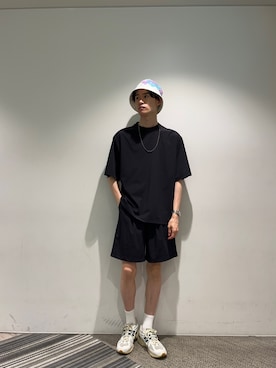「URBAN RESEARCH（アーバンリサーチ）のアイテム（アクセサリー）」を使った、Noro Yuiさん（メンズ・176cm）の夏コーディネート