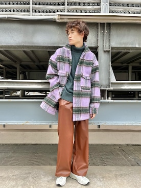 Noro Yuiさん（メンズ・176cm）の冬コーディネート