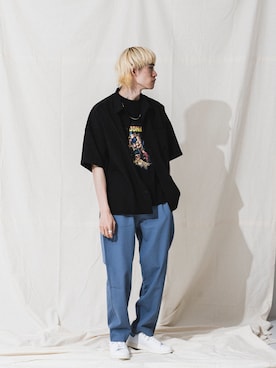 Noro Yuiさん（メンズ・176cm）の春コーディネート