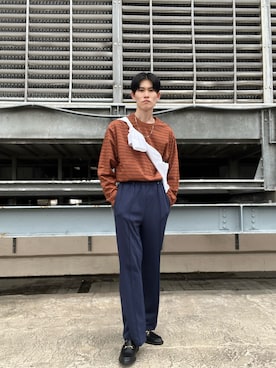 Noro Yuiさん(メンズ・176cm)の夏コーディネート