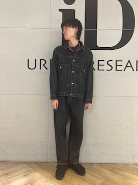 「アイテム（デニムジャケット）」を使った、Noro Yuiさん（メンズ・176cm）の夏コーディネート