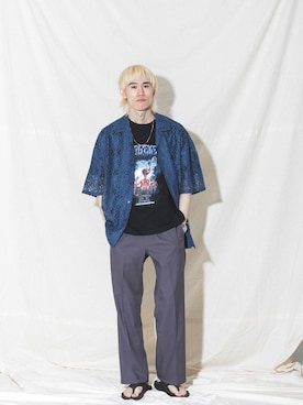 Noro Yuiさん(メンズ・176cm)の春コーディネート