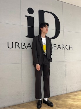 「スラックス」｜「アイテム（その他アウター）」を使った、Noro Yuiさん（メンズ・176cm）の夏コーディネート