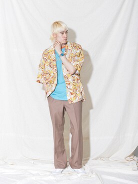 Noro Yuiさん（メンズ・176cm）の夏コーディネート