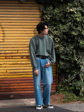 「URBAN RESEARCH（アーバンリサーチ）のアイテム（アクセサリー）」を使った、Noro Yuiさん（メンズ・176cm）の秋コーディネート