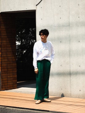 Noro Yuiさん（メンズ・176cm）の夏コーディネート