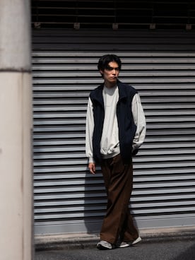 「URBAN RESEARCH（アーバンリサーチ）のアイテム（アクセサリー）」を使った、Noro Yuiさん（メンズ・176cm）の秋コーディネート