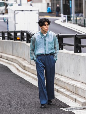 Noro Yuiさん（メンズ・176cm）の春コーディネート