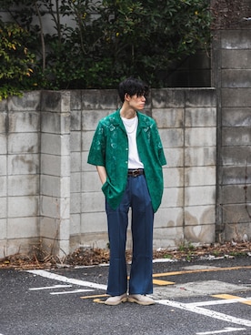 「URBAN RESEARCH（アーバンリサーチ）のアイテム（アクセサリー）」を使った、Noro Yuiさん（メンズ・176cm）の春コーディネート