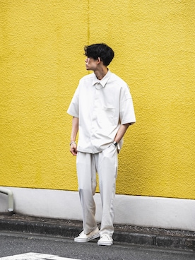 「URBAN RESEARCH（アーバンリサーチ）のアイテム（アクセサリー）」を使った、Noro Yuiさん（メンズ・176cm）の春コーディネート