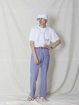 Noro Yuiさん（メンズ・176cm）の夏コーディネート