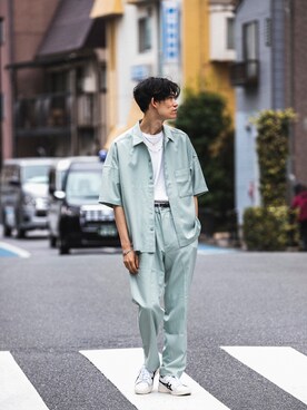 「URBAN RESEARCH（アーバンリサーチ）のアイテム（アクセサリー）」を使った、Noro Yuiさん（メンズ・176cm）の春コーディネート