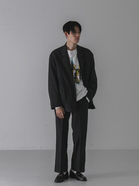 Noro Yuiさん（メンズ・176cm）の秋コーディネート