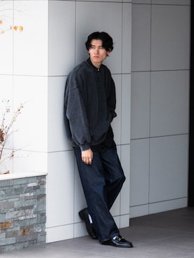 「URBAN RESEARCH（アーバンリサーチ）のアイテム（スウェット）」を使った、Noro Yuiさん（メンズ・176cm）の秋コーディネート