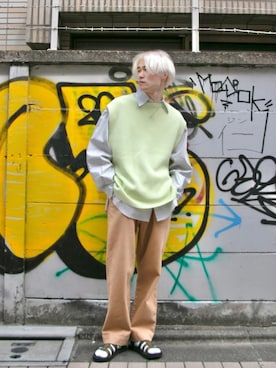 Noro Yuiさん（メンズ・176cm）の春コーディネート