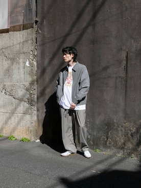 「URBAN RESEARCH（アーバンリサーチ）のアイテム（ブルゾン）」を使った、Noro Yuiさん（メンズ・176cm）の冬コーディネート