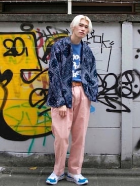 Noro Yuiさん(メンズ・176cm)の春コーディネート