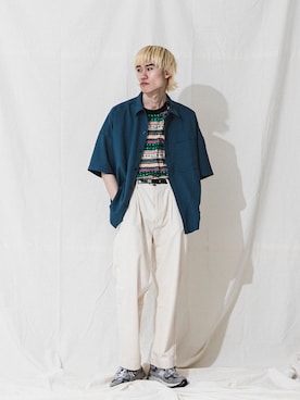 Noro Yuiさん（メンズ・176cm）の春コーディネート