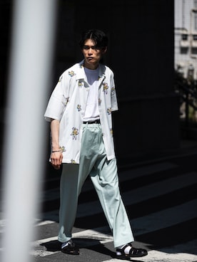 Noro Yuiさん(メンズ・176cm)の春コーディネート