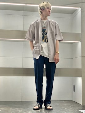 Noro Yuiさん（メンズ・176cm）の夏コーディネート