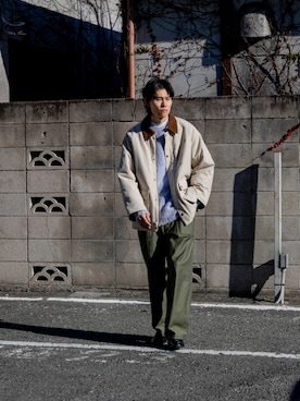 Noro Yuiさん（メンズ・176cm）の冬コーディネート