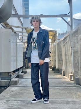 「URBAN RESEARCH（アーバンリサーチ）のアイテム（デニムジャケット）」を使った、Noro Yuiさん（メンズ・176cm）の夏コーディネート