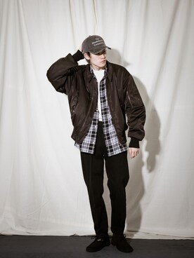 Noro Yuiさん（メンズ・176cm）の秋コーディネート