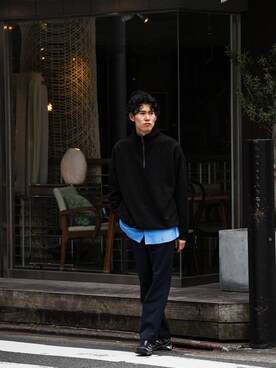 Noro Yuiさん（メンズ・176cm）の冬コーディネート