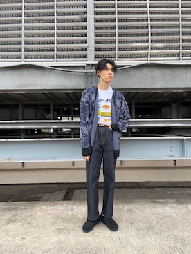 Noro Yuiさん（メンズ・176cm）の冬コーディネート