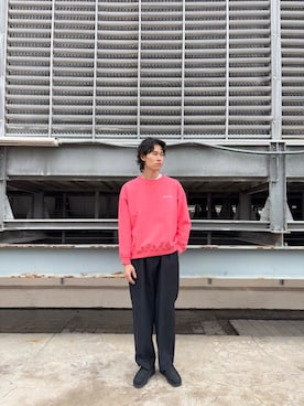 「URBAN RESEARCH（アーバンリサーチ）のアイテム（スウェット）」を使った、Noro Yuiさん（メンズ・176cm）の春コーディネート
