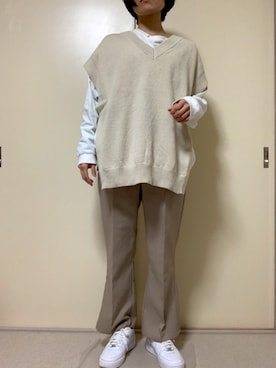「RAY CASSIN（レイカズン）のアイテム」を使った、NALI♡さん（レディース・158cm）の春コーディネート