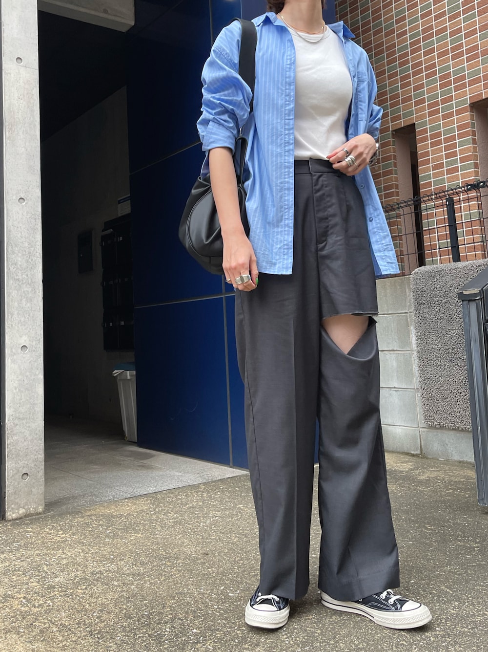 SLY(スライ)の「CUT OFF WIDE STRAIGHT PT カットオフ ワイド SLY(スライ)の「CUT OFF WIDE STRAIGHT PT カットオフ ワイド