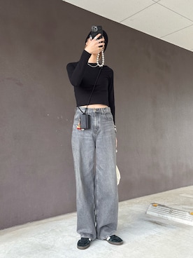 「アイテム（ニットキャップ/ビーニー）」を使った、maichinさん（レディース・178cm）の秋コーディネート