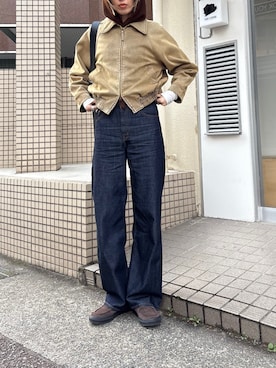 「OSOI（オソイ）のアイテム」を使った、maichinさん（レディース・178cm）の冬コーディネート