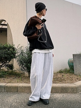 「MOUSSY（マウジー）のアイテム」を使った、maichinさん（レディース・178cm）の秋コーディネート