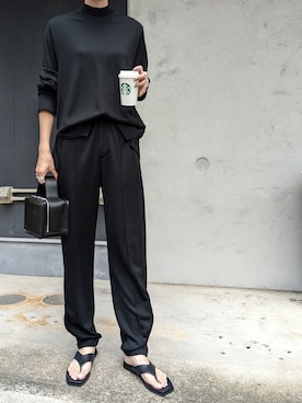 「ONE（ワン）のアイテム（パンツ）」を使った、maichinさん（レディース・178cm）の夏コーディネート