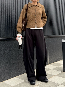「アイテム（スウェットパンツ）」を使った、maichinさん（レディース・178cm）の秋コーディネート