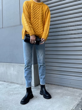 「SHEL'TTER ORIGINAL（シェルターオリジナル）のアイテム」を使った、maichinさん（レディース・178cm）の秋コーディネート