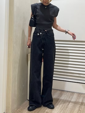 「MOUSSY（マウジー）のアイテム」を使った、maichinさん（レディース・178cm）の夏コーディネート