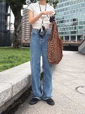 「select MOCA（セレクトモカ）のアイテム」を使った、maichinさん（レディース・178cm）の夏コーディネート