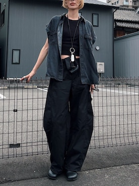 「AMELY（エミリー）のアイテム」を使った、maichinさん（レディース・178cm）の夏コーディネート