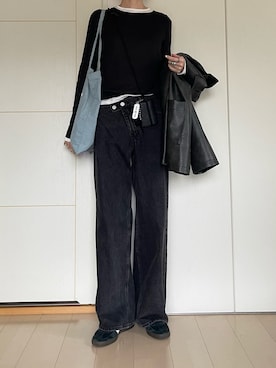 「MOUSSY（マウジー）のアイテム」を使った、maichinさん（レディース・178cm）の春コーディネート