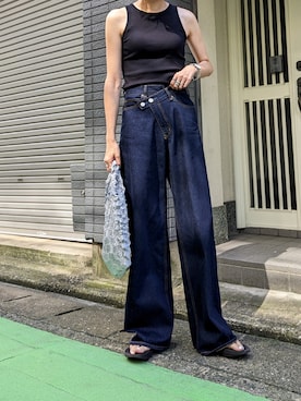 「アイテム（ハンドバッグ）」を使った、maichinさん（レディース・178cm）の夏コーディネート