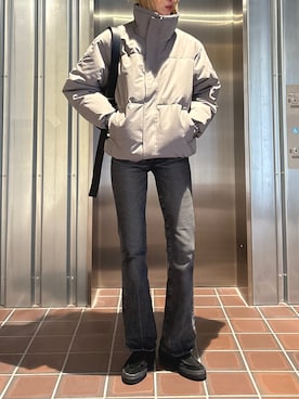 「OSOI（オソイ）のアイテム」を使った、maichinさん（レディース・178cm）の冬コーディネート