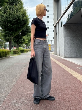 「アイテム（ハンドバッグ）」を使った、maichinさん（レディース・178cm）の夏コーディネート